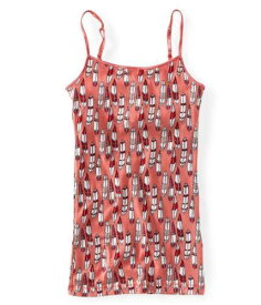 Aeropostale Womens Leather Print Stretch Favorite Cami Tank Top レディース