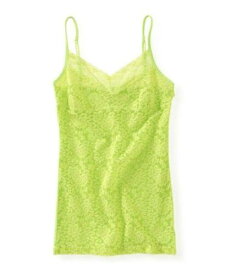 Aeropostale Womens Lace Front Cami Tank Top Green X-Small レディース