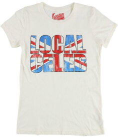 Local Celebrity Womens Local Celeb Graphic T-Shirt Off-White Medium レディース