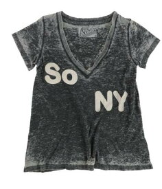 Local Celebrity Womens So NY Graphic T-Shirt Grey Small レディース