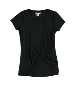 bar III Bar Iii Womens Tie Front Basic T-Shirt レディース