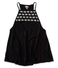 Aeropostale Womens Crochet Hi-Neck Cami Tank Top レディース