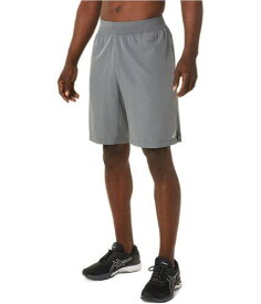 アシックス ASICS Mens Mixer Athletic Workout Shorts Grey X-Large メンズ