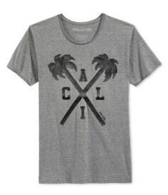 ファイア Ring Of Fire Mens Cali Palms Graphic T-Shirt Grey XX-Large メンズ