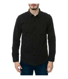 エゼキエル Ezekiel Mens The Pinball LS Button Up Shirt Black Small メンズ