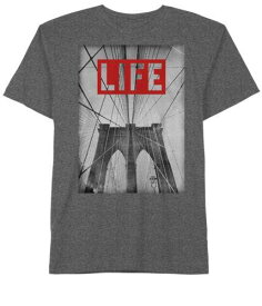 Hybrid Mens Life Graphic T-Shirt Grey Large メンズ