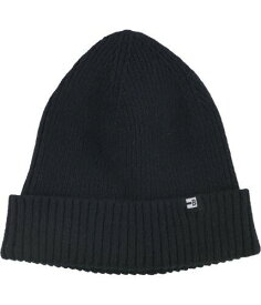 Tags Weekly Mens Solid Ribbed Beanie Hat Black One Size メンズ
