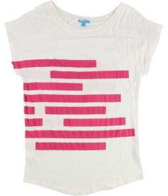 BDG Bdg Womens Pink Stripped Basic T-Shirt レディース