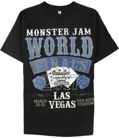 Monster Jam Mens World Finals Las Vegas Graphic T-Shirt Black Medium メンズ