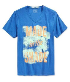 ゲス GUESS Mens Made In The Shade Graphic T-Shirt Blue Small メンズ