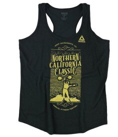 リーボック Reebok Womens Nothern California Classic Racerback Tank Top Black Large レディース