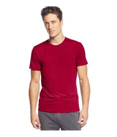 ウォータープルーフ Weatherproof Mens Solid Basic T-Shirt Red X-Large メンズ