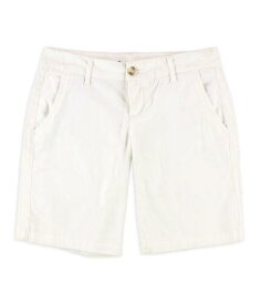 Aeropostale Womens Bermuda Twill Casual Chino Shorts White 0 レディース