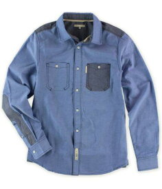 マークエコー Marc Ecko Mens Utility Ox Ls Button Up Shirt メンズ