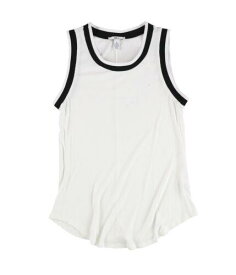 bar III Womens Striped Tank Top White Medium レディース