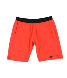 リーボック Reebok Mens Lightweight Speed Athletic Workout Shorts Orange Medium メンズ