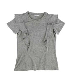 bar III Bar Iii Womens Ruffled Basic T-Shirt レディース