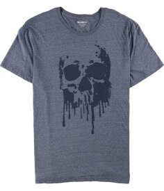 ウィリアムラスト William Rast Mens Skull Of Drips Graphic T-Shirt Blue XX-Large メンズ