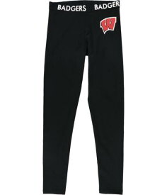 タッチ Touch Womens Wisconsin Badgers Compression Athletic Pants Black Medium レディース