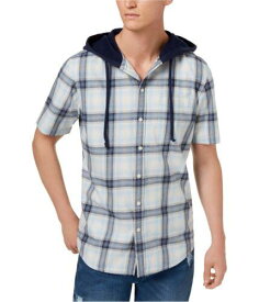 American Rag Mens Hooded Ian Button Up Shirt メンズ