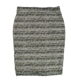 bar III Womens Textured Wave Pencil Skirt Multicoloured X-Large レディース