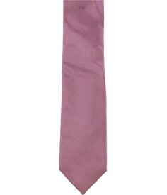 Alfani Mens Solid Silk Self-tied Necktie Pink One Size メンズ