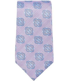 Tasso Elba Mens Medallion Self-tied Necktie Purple One Size メンズ