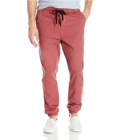 エゼキエル Ezekiel Mens The Kamden Jogger Casual Trouser Pants Red 34W x 29L メンズ