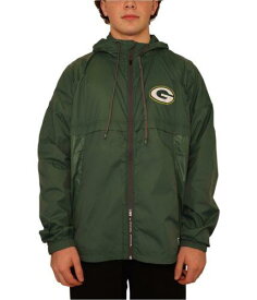 ジースリー G-III Sports Mens Green Bay Packers Windbreaker Jacket Green Large メンズ