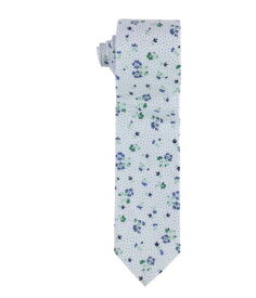 bar III Mens Skinny Floral Self-tied Necktie Green One Size メンズ