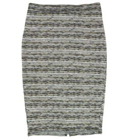 bar III Womens Textured Wave Pencil Skirt Multicoloured Medium レディース