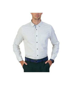 ノーティカ Nautica Mens Printed Twill Button Up Shirt Off-White XX-Large メンズ