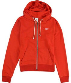 リーボック Reebok Womens Training Essentials French Terry Hoodie Sweatshirt Red Small レディース