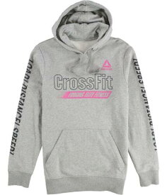 リーボック Reebok Womens Forging Elite Fitness CrossFit Sweatshirt Grey Small レディース