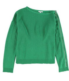 bar III Womens Zipper Sleeve Pullover Sweater Green XX-Large レディース