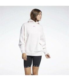 リーボック Reebok Womens Retro Oversized Hoodie Sweatshirt Pink Small レディース