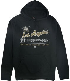 マジェスティック Majestic Mens NHL All-Star Los Angeles 2017 Hoodie Sweatshirt Black 2XLT メンズ