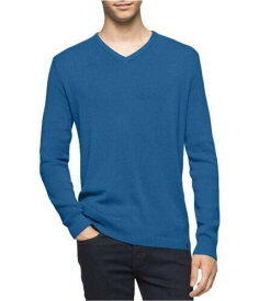 カルバンクライン Calvin Klein Mens Knit Pullover Sweater Blue XX-Large メンズ