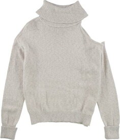 ゲス GUESS Womens Cold-Shoulder Pullover Sweater Beige X-Large レディース