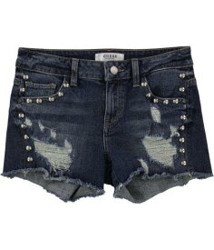 ゲス GUESS Womens Studded Casual Denim Shorts Blue 24 レディース