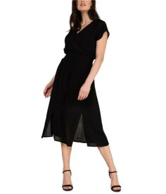 デックス Dex Womens Smocked Waist Midi Dress Black X-Small レディース