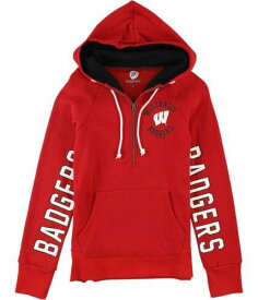 ジースリー G-III Sports Womens Wisconsin Badgers Hoodie Sweatshirt Red Small レディース