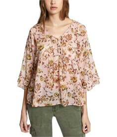 サンクチュアリ Sanctuary Clothing Womens Lace Up Peasant Blouse レディース