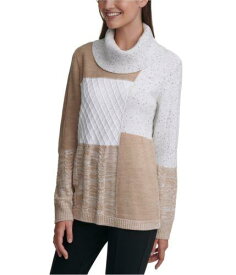 カルバンクライン Calvin Klein Womens Patchwork Pullover Sweater レディース