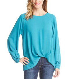 カレンケーン Karen Kane Womens Twist Hem Pullover Blouse レディース