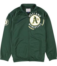 ジースリー G-III Sports Mens Oakland Athletics Jacket Green Large メンズ