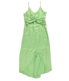 bar III Womens Twist Midi Dress Green Medium レディース