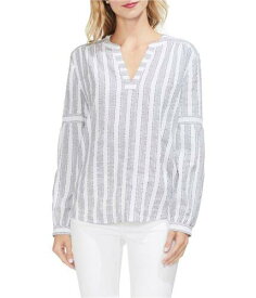 ヴィンス Vince Camuto Womens Nubby Peasant Blouse レディース