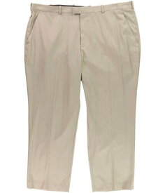 ペリーエリス Perry Ellis Mens Classic Casual Chino Pants Beige 46W x 30L メンズ