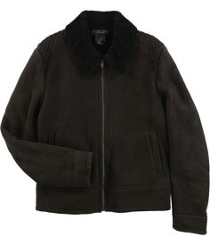 The Men's Store Mens Lambs Skin Jacket Brown Large メンズ